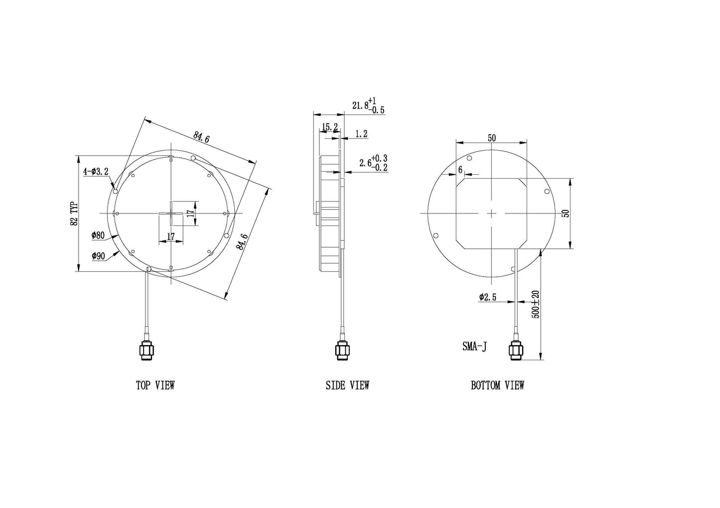OEM GNSS Antenne HX-CSX231A (Full Band)