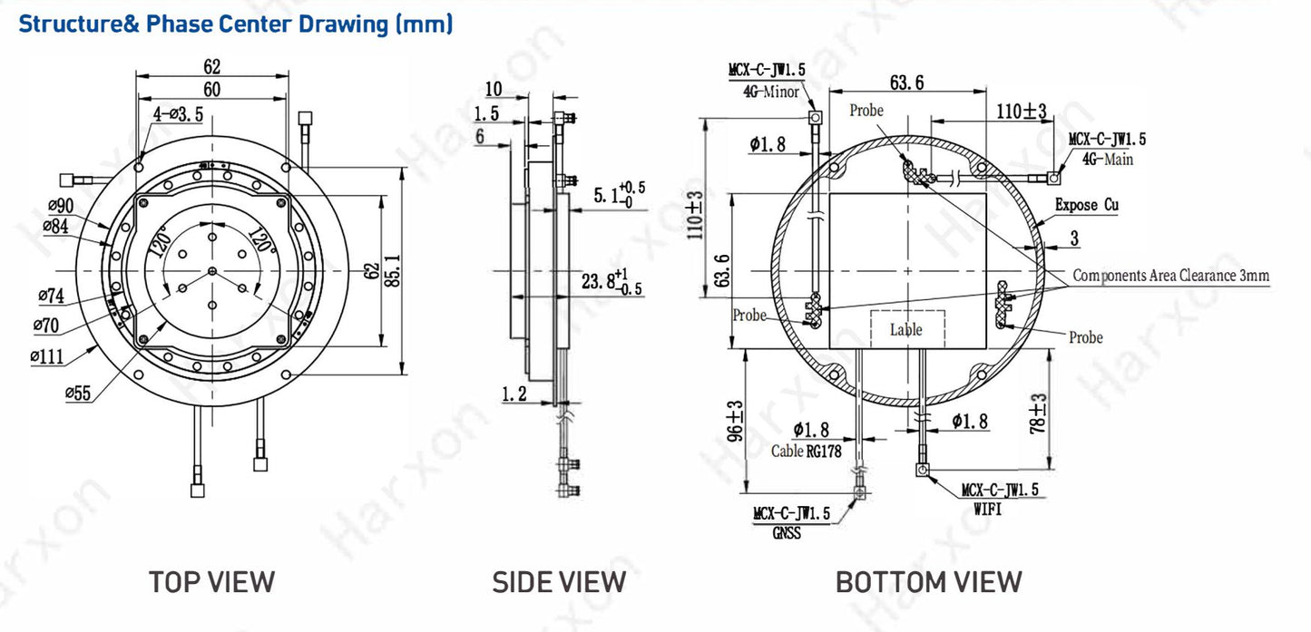 X-Survey™ OEM Antenna HX-CSX137A