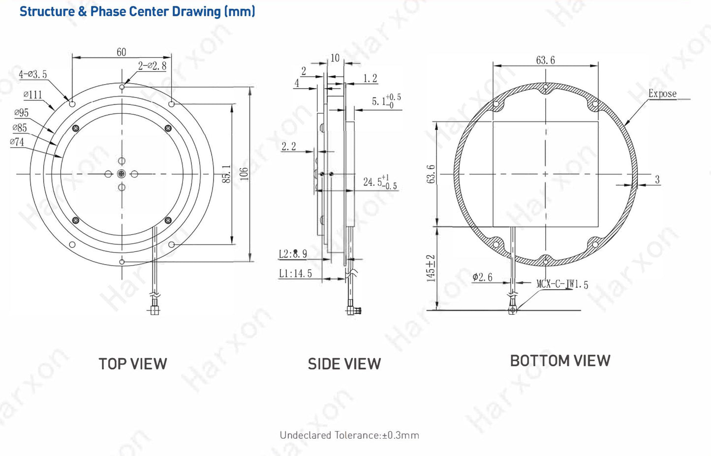 OEM GNSS Antenne HX-CSX078A