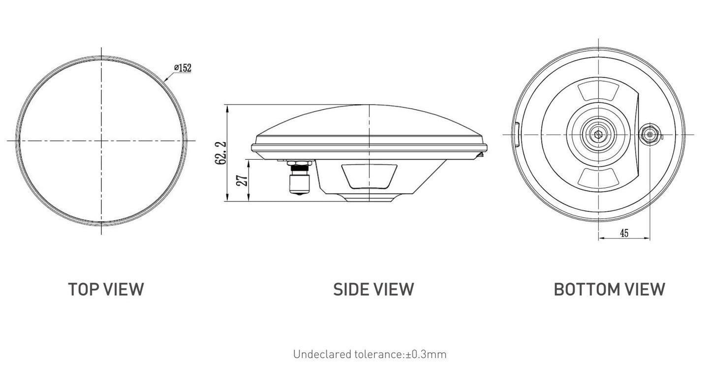 GNSS Vermessungsantenne HX-CSX627A