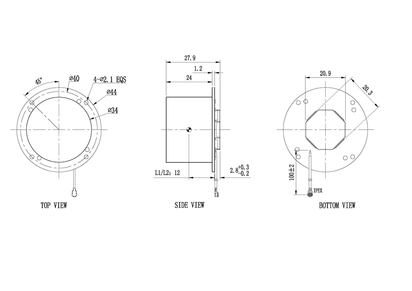 D-Helix™ Antenne HX-CH7018A