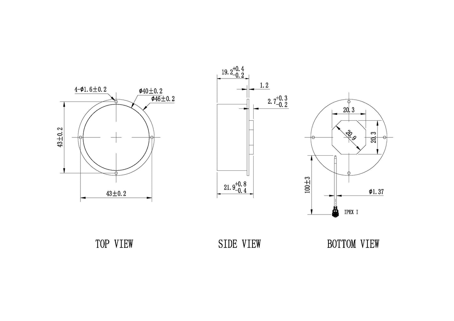 Helix Antenna HX-CUX012A