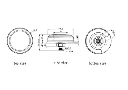 Ruggedized GNSS Antenna HX-CVX603A