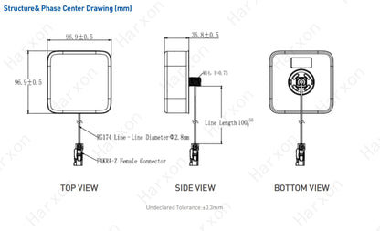 High-precision GNSS Fahrzeug Antenne HX-AULT006